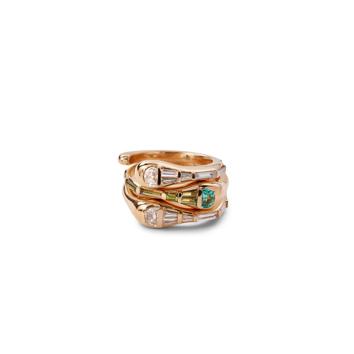 Wrap Ring - Green Tourmaline