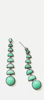Ballbearing Earrings - Chrysoprase