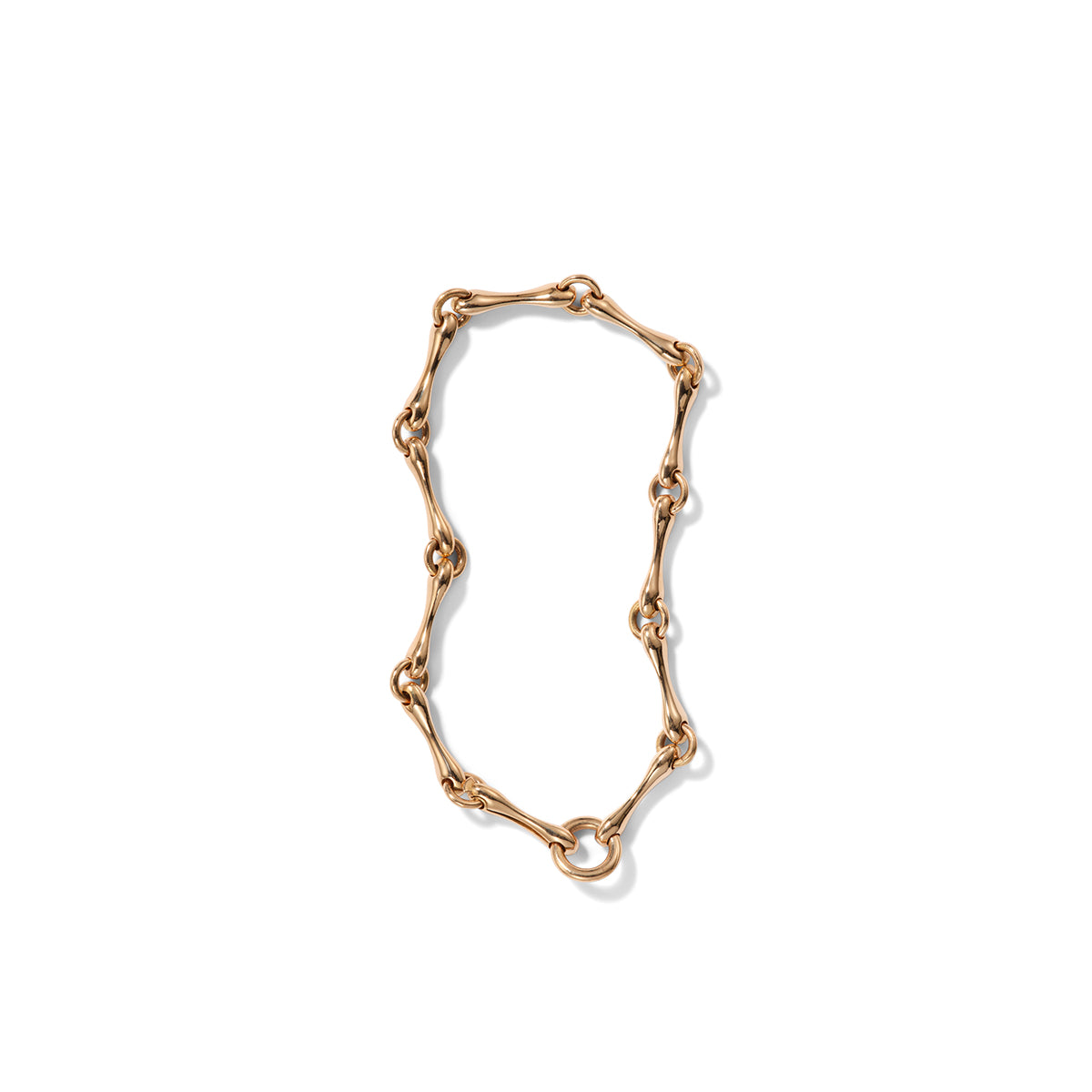 Baton Chain Bracelet with Invisible Clasp