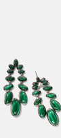 Cascade Earrings - Malachite
