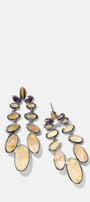 Cascade Earrings - Rutilated Quartz