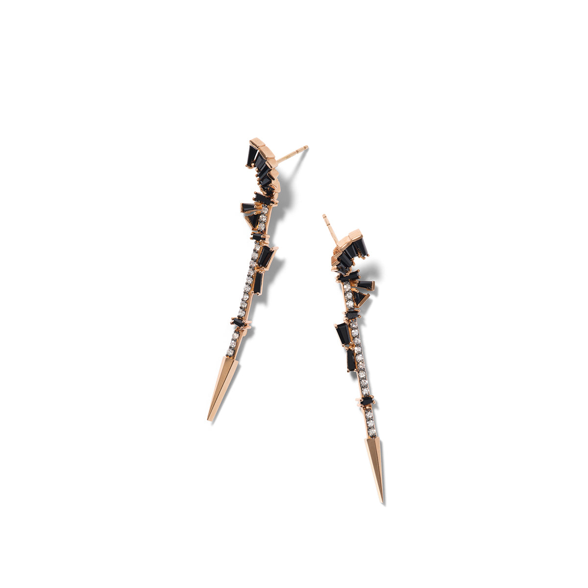 Filly Earrings - Black Spinel