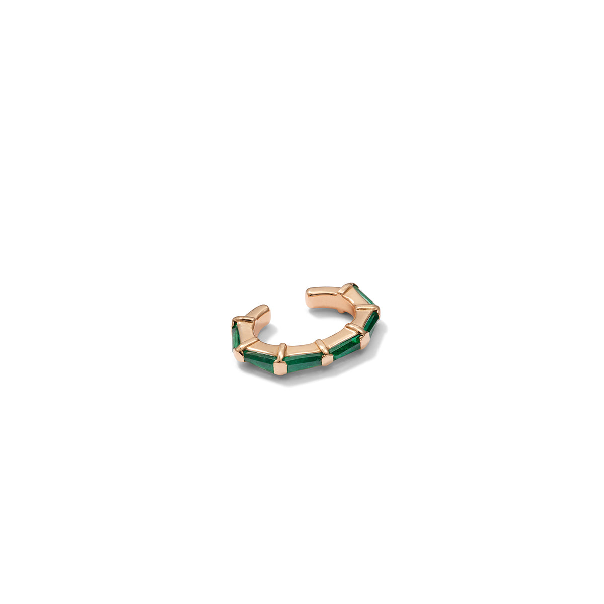 Hilvanado Stitch Ear Cuff - Emerald