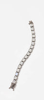 Large Deco-Tile Tennis Bracelet - Rainbow Moonstone