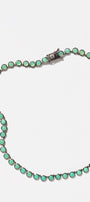 Mini Dot Rivière Necklace - Chrysoprase
