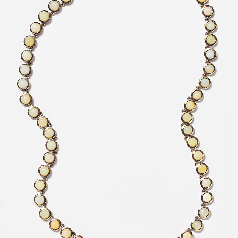 Mini Dot Rivière Necklace - Ethiopian Opal