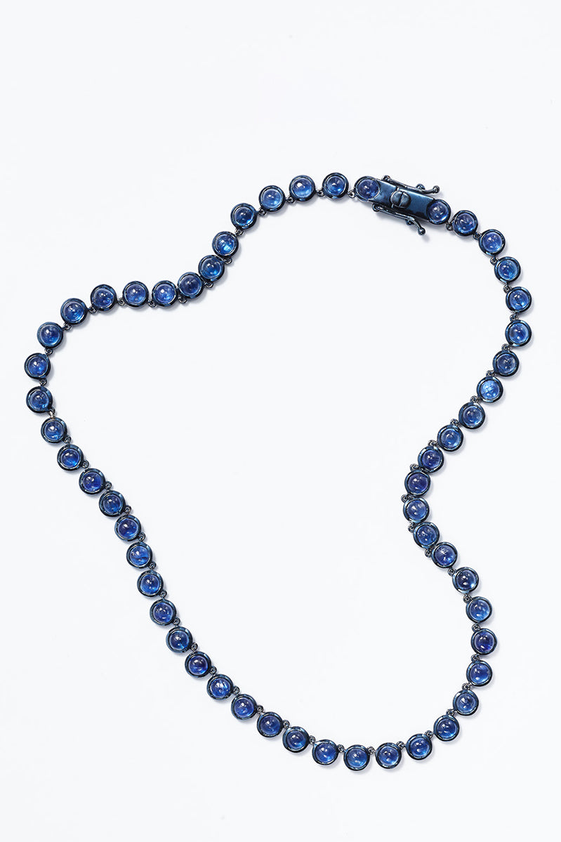 Mini Dot Rivière Necklace - Kyanite