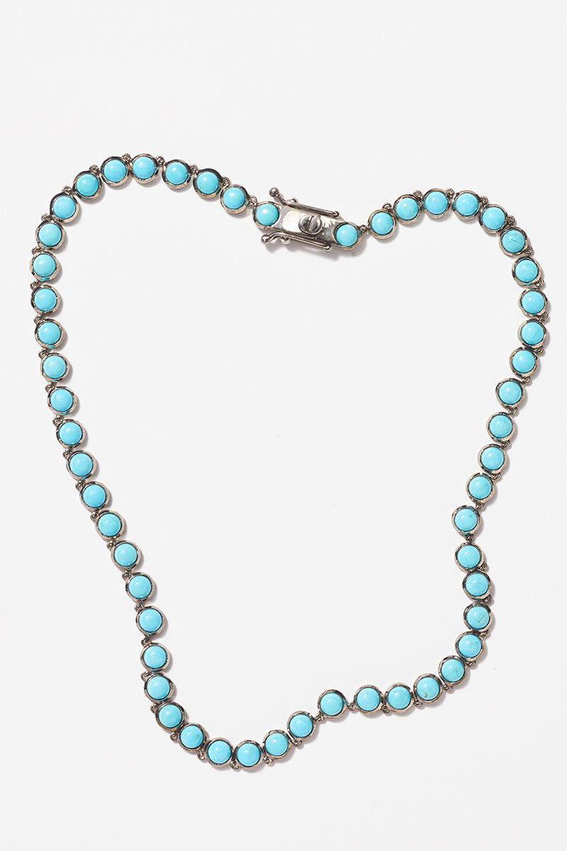 Mini Dot Rivière Necklace - Turquoise