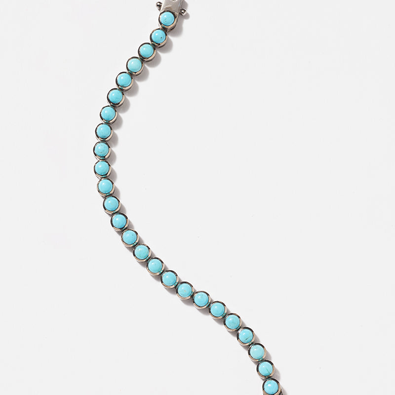 Mini Dot Tennis Bracelet - Turquoise
