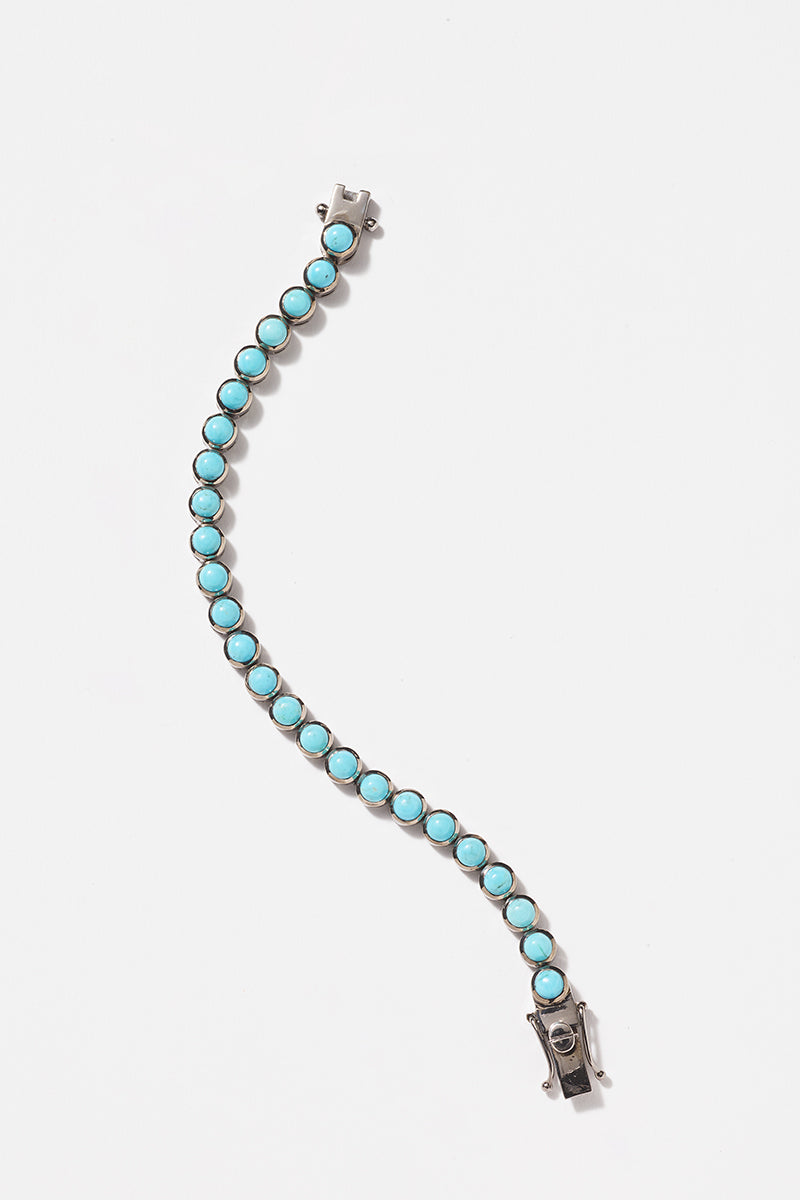 Mini Dot Tennis Bracelet - Turquoise