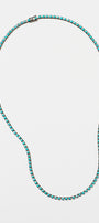 Mini Tile Opera Necklace - Turquoise