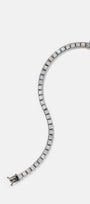 Mini Tile Tennis Bracelet - Rainbow Moonstone