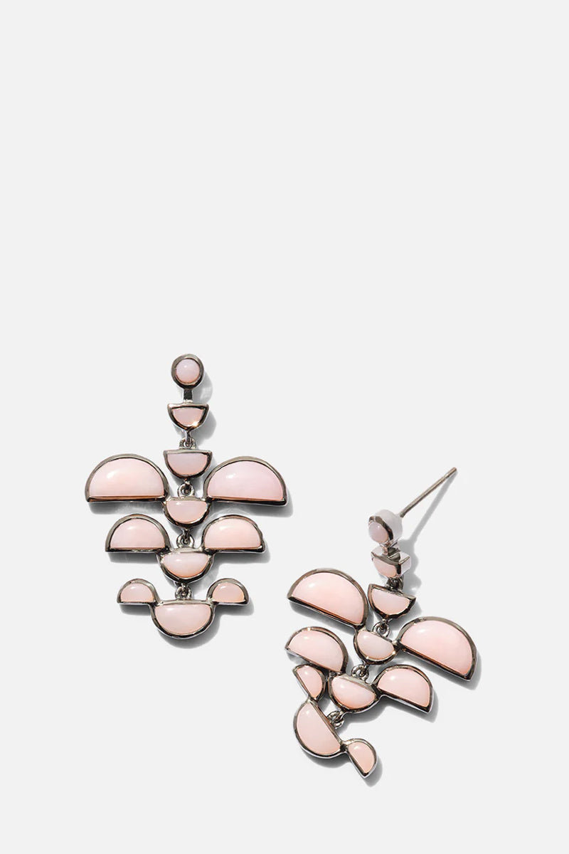 Phoenix Earrings - Pink Opal