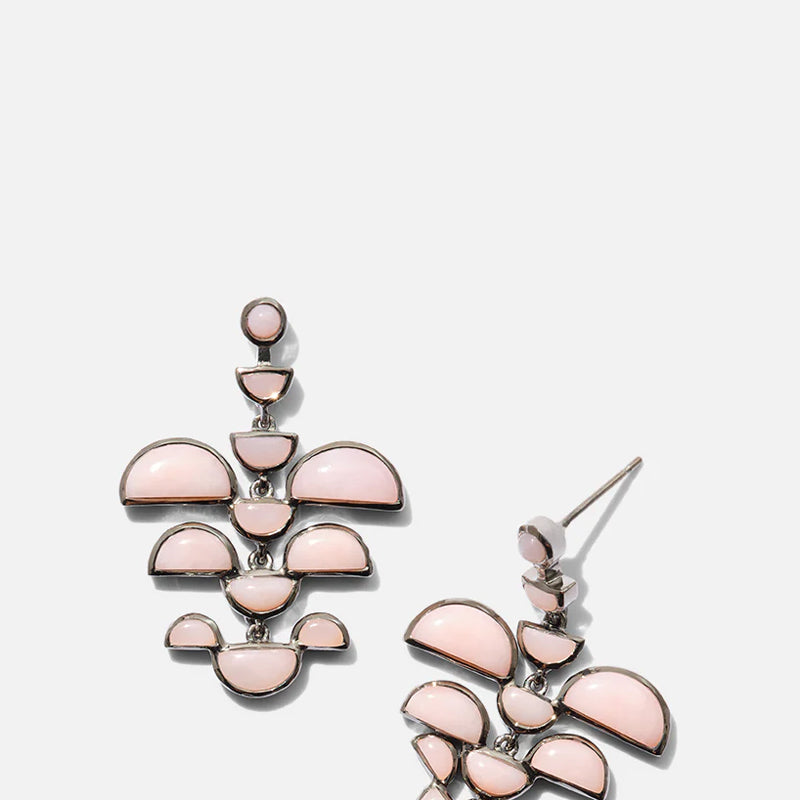 Phoenix Earrings - Pink Opal