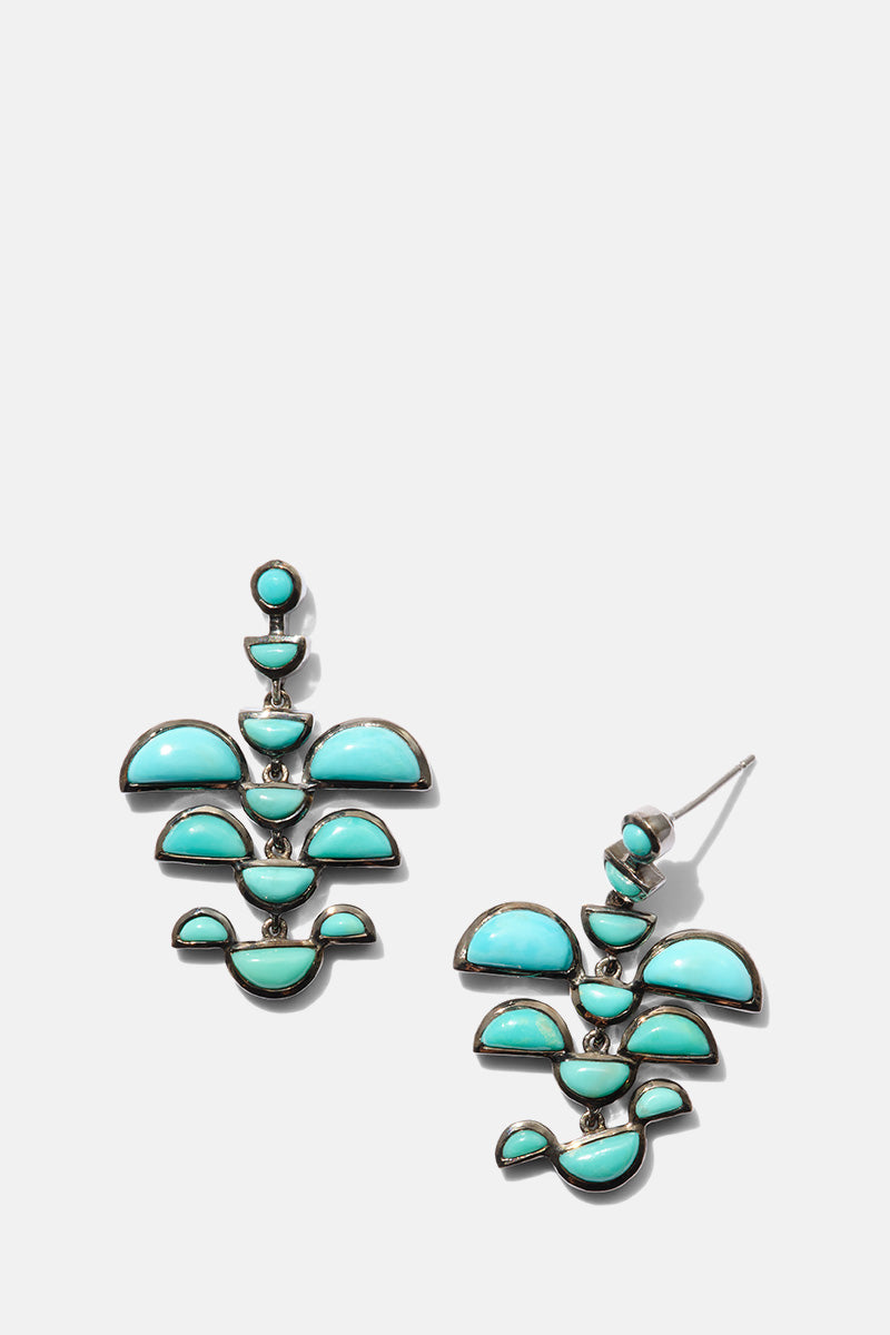 Phoenix Earrings - Turquoise