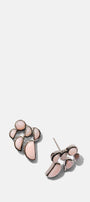 Prawn Earrings - Pink Opal