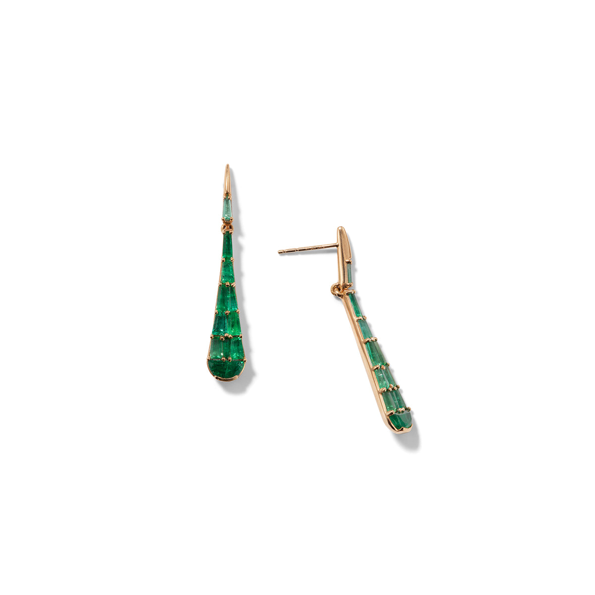 Raindrop Earrings - Emerald