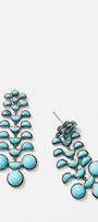 Reptile Girandole Earrings - Turquoise