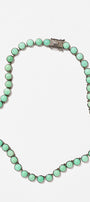 Small Dot Rivière Necklace - Chrysoprase