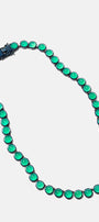 Small Dot Rivière Necklace - Green Onyx