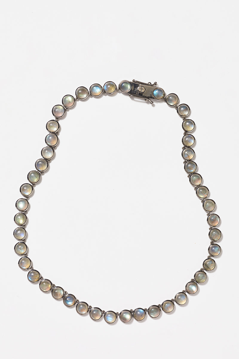 Small Dot Rivière Necklace - Labradorite