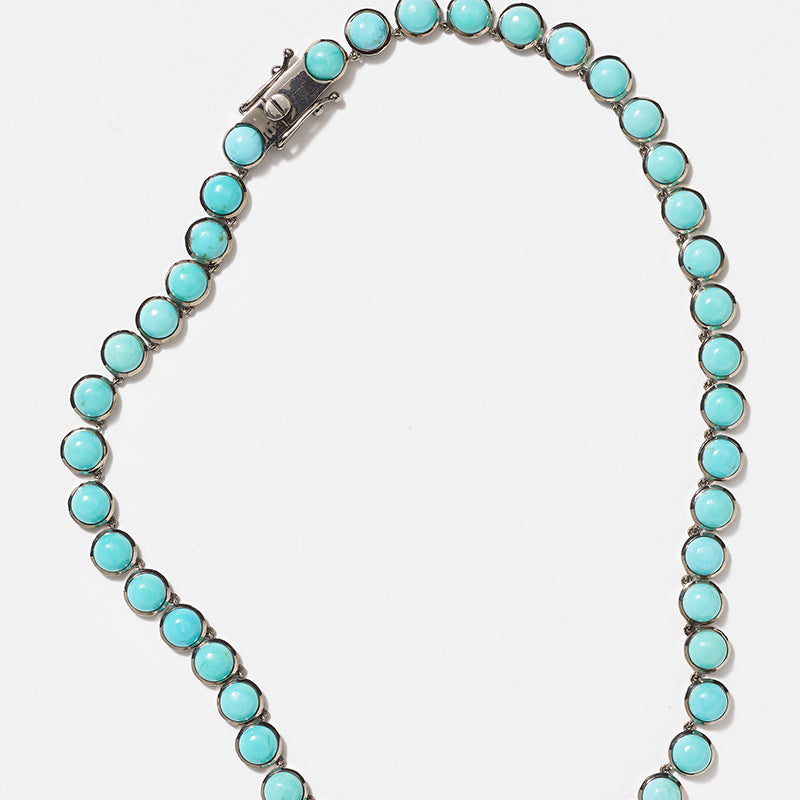 Small Dot Rivière Necklace - Turquoise