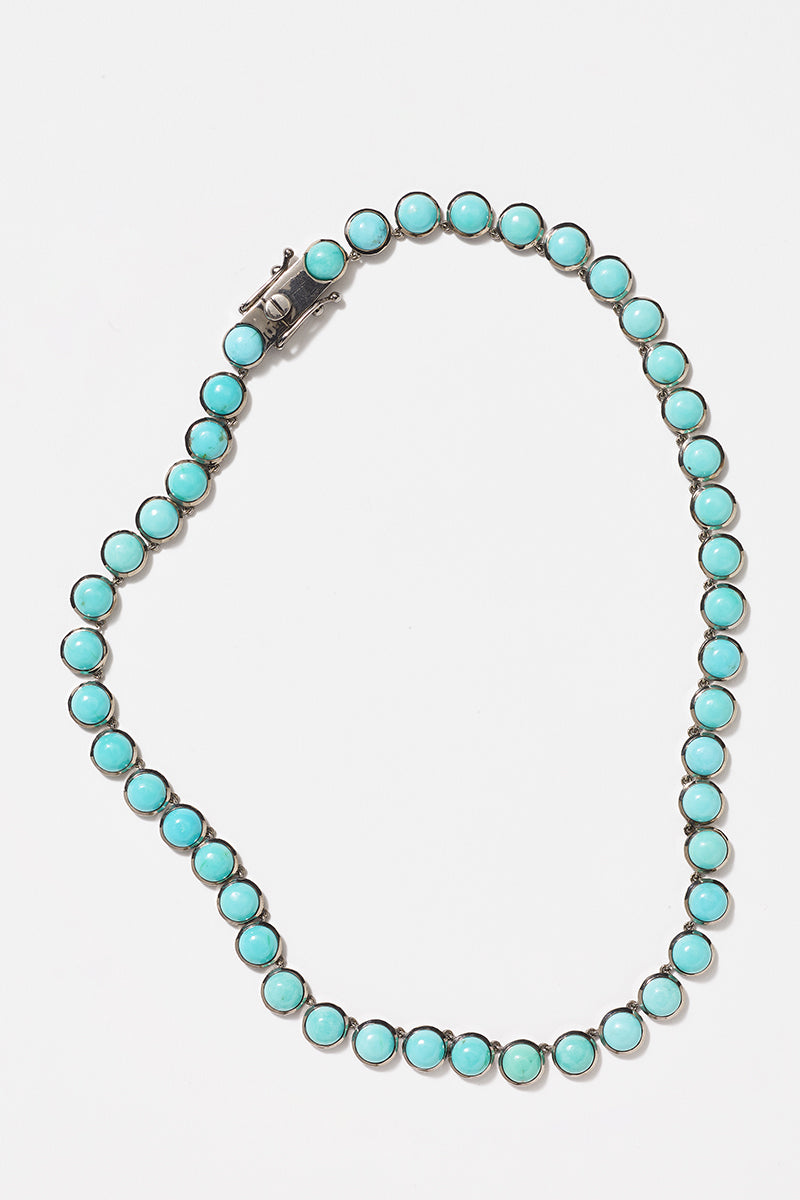 Small Dot Rivière Necklace - Turquoise