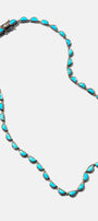 Small Scallop Rivière Necklace - Turquoise