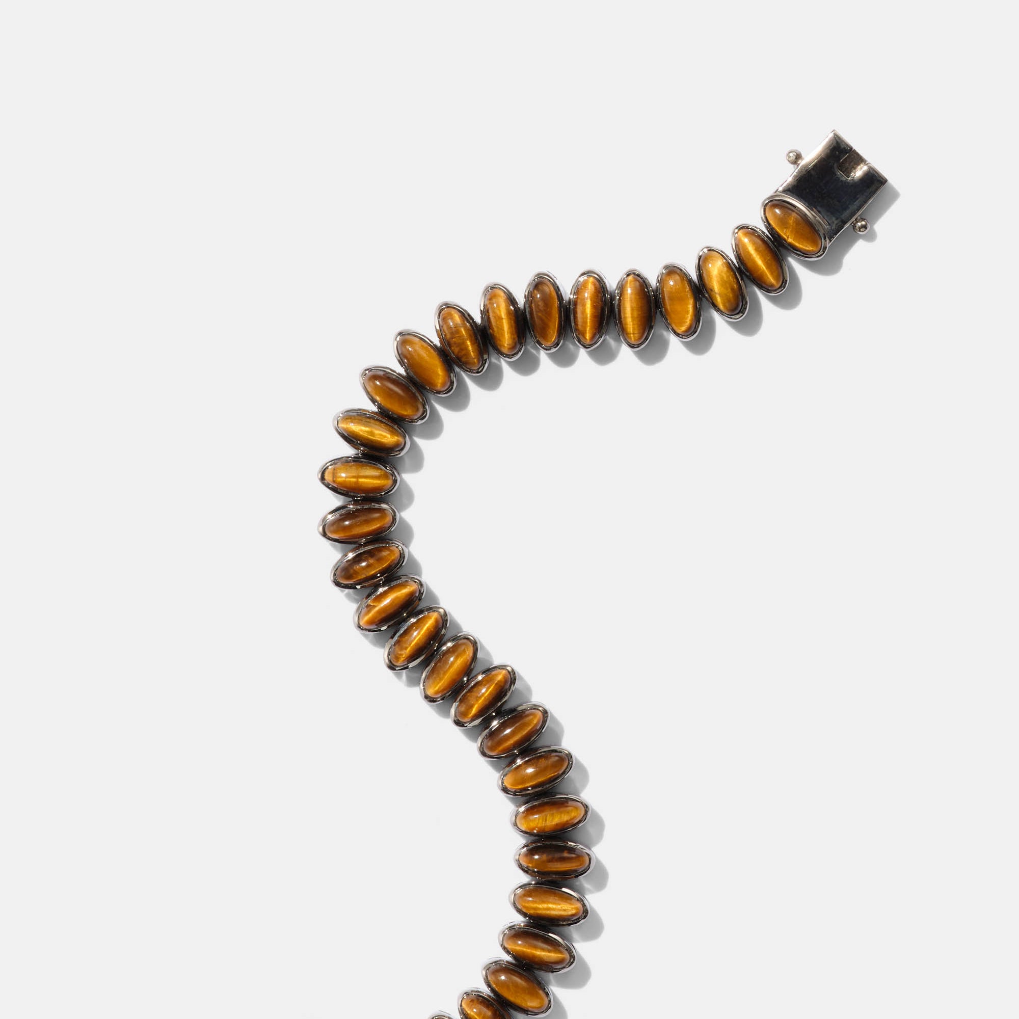 Small Elliptic Bracelet - Tiger's Eye