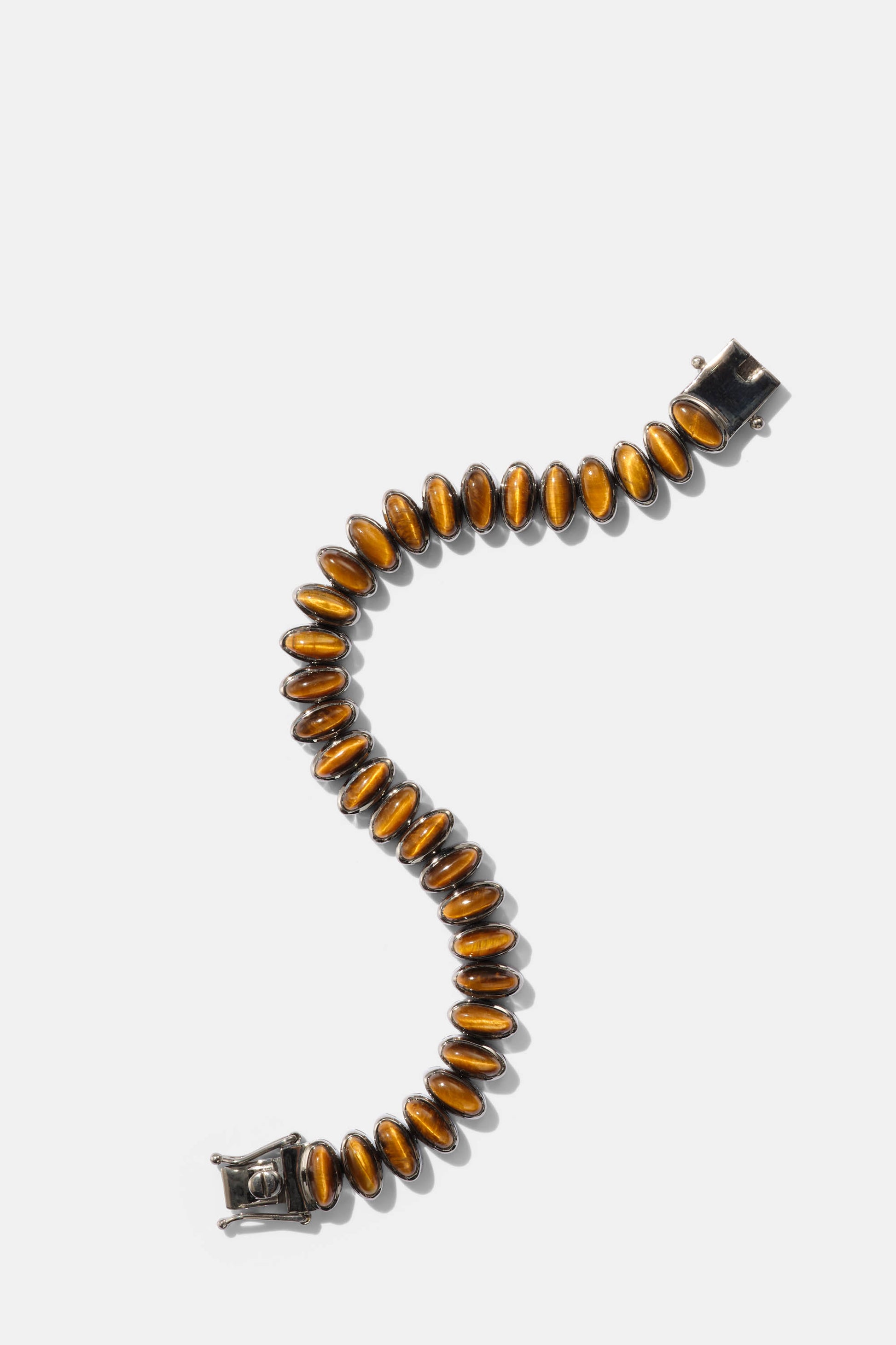 Small Elliptic Bracelet - Tiger's Eye