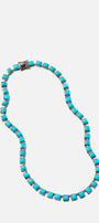 Small Tile Rivière Necklace - Turquoise
