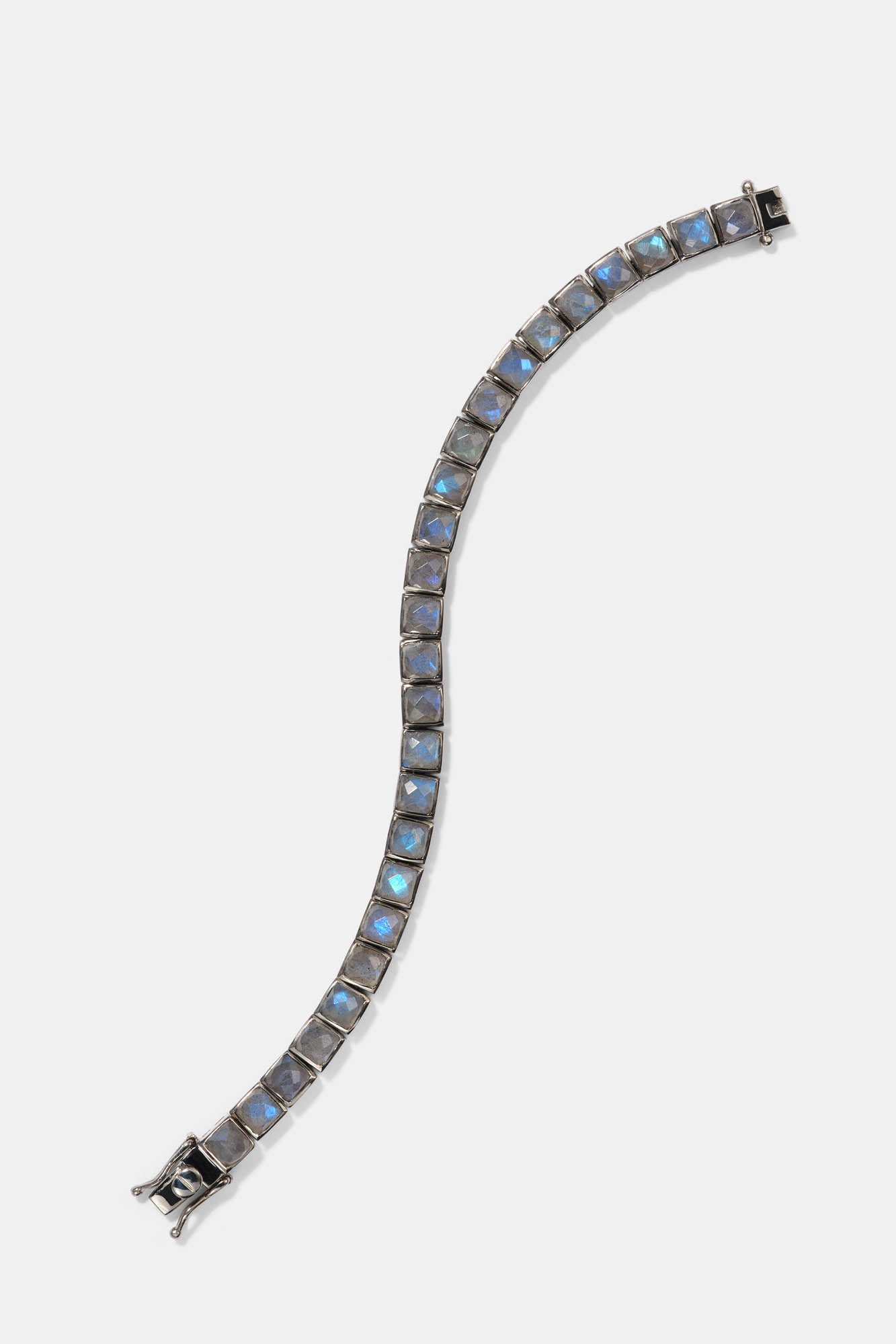 Small Tile Tennis Bracelet - Labradorite