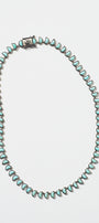Small Worm Rivière Necklace - Turquoise
