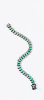 Small Worm Tennis Bracelet - Chrysoprase