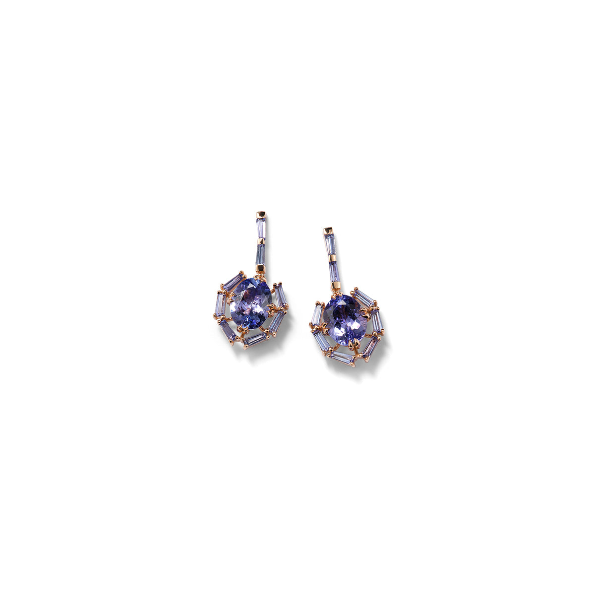 Tote Earrings - Tanzanite