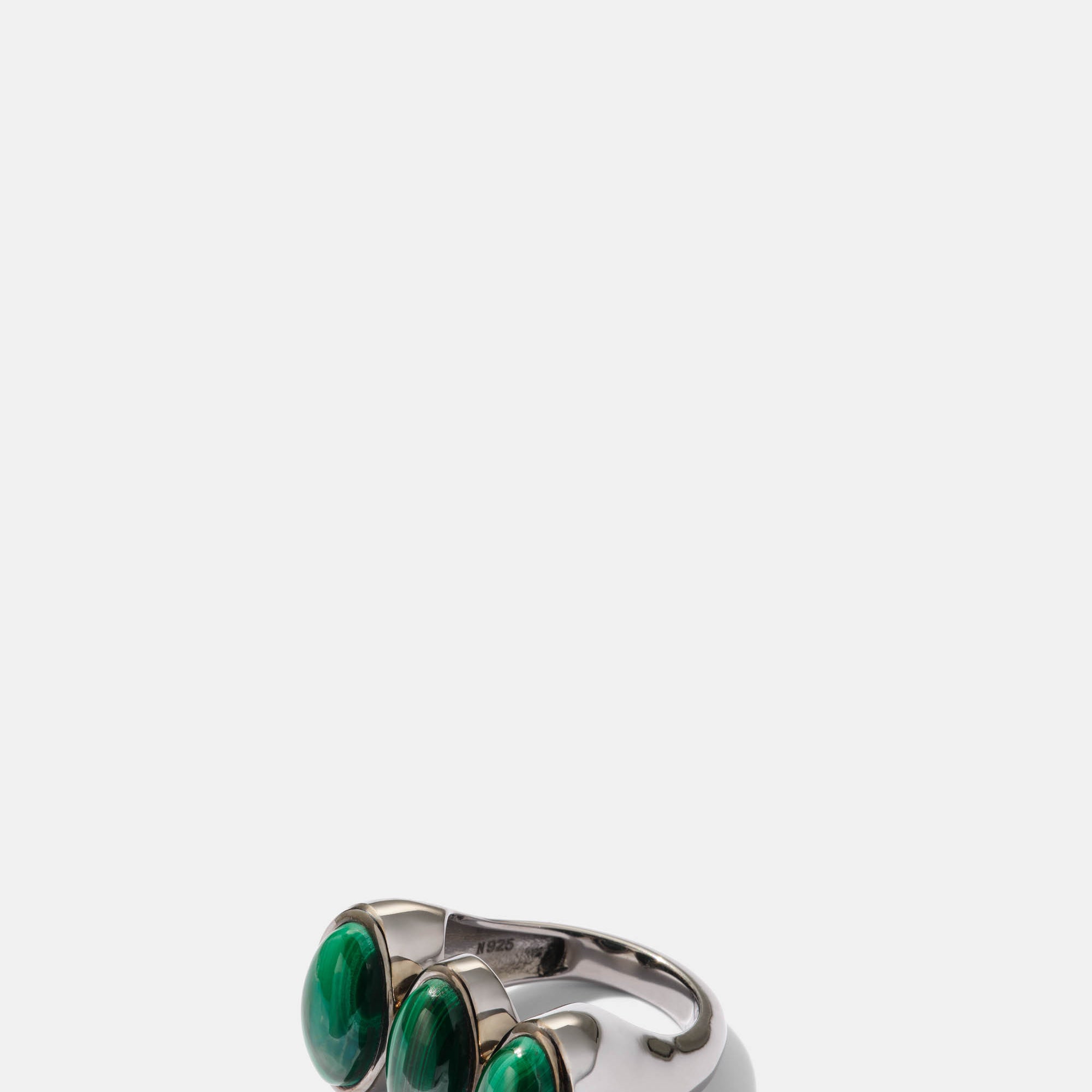 Triple Elliptic Ring - Malachite