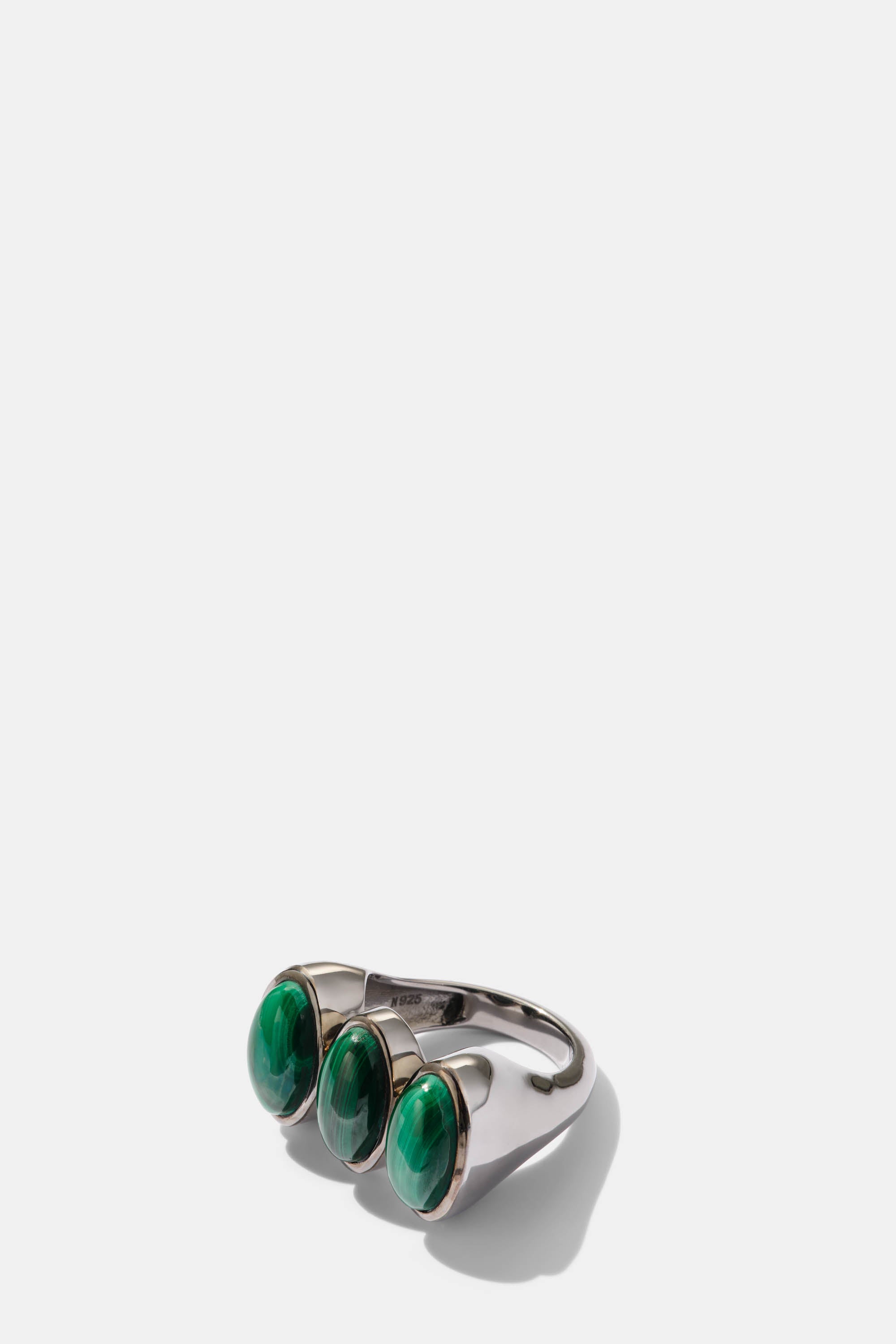 Triple Elliptic Ring - Malachite
